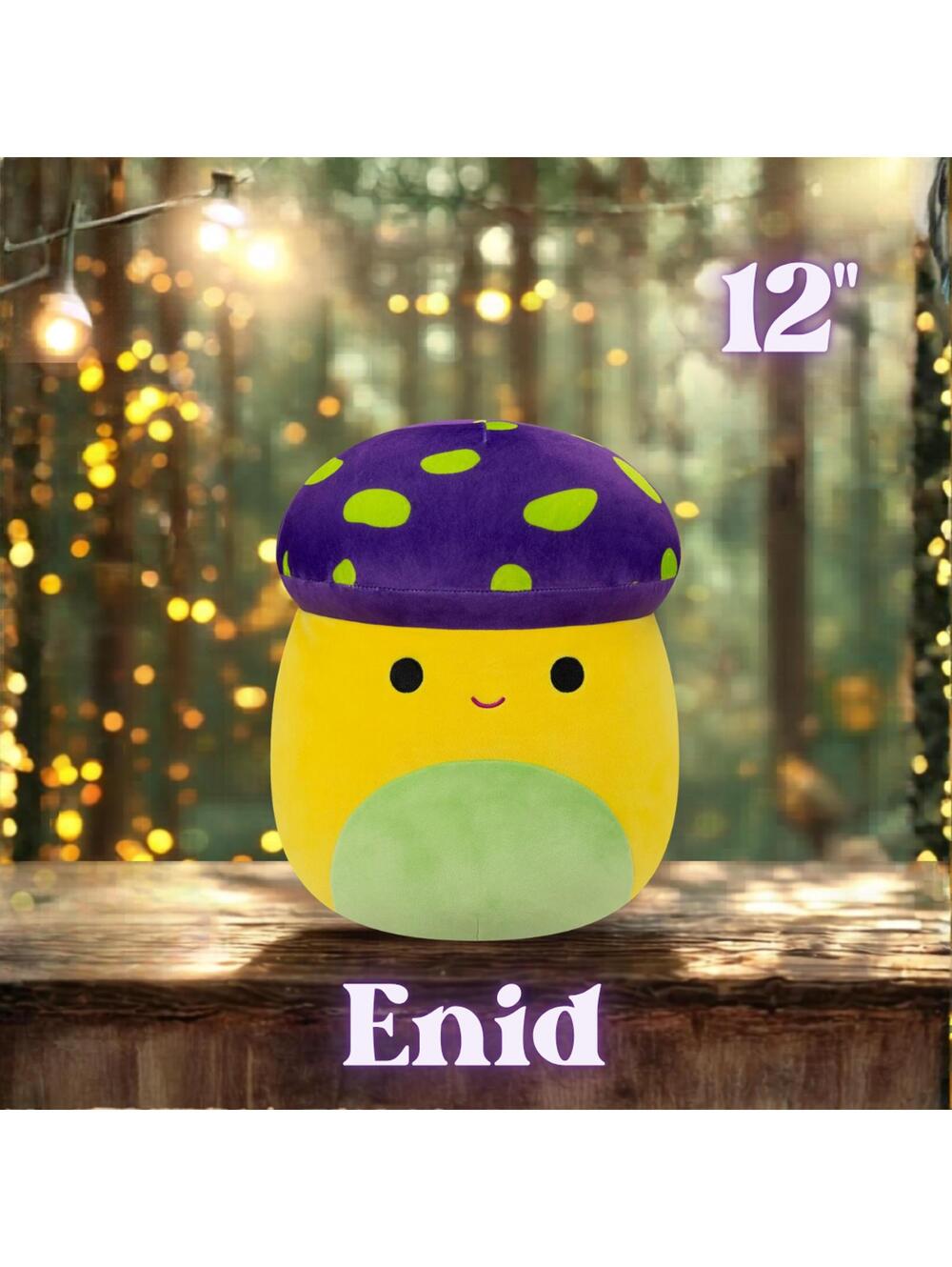 SOLD NWT Enid the Mushroom Squishmallows 12"
